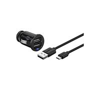 Goobay 71692 - Kit de Carga Micro USB para Coche (2 Unidades, 1 A)