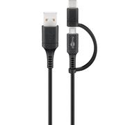 71892 Cable USB 2.0 1m Negro 480Mbps GOOBAY