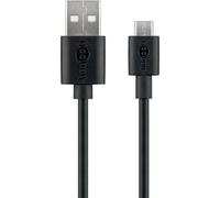 Goobay 72227 cable usb 1 m usb 2.0 usb a micro-usb b negro