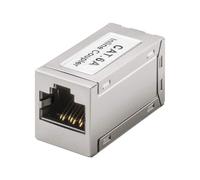 Acoplador de red Goobay 72499 metálico Cat6A RJ45 hembra-hembra plano
