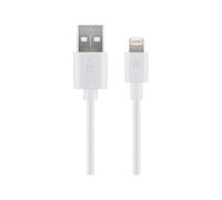 Goobay 72905 USB Cable de Carga y sincronización, 0,5 m, Color Blanco 0,5 m Blan