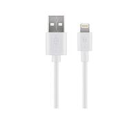Goobay 72905 USB Cable de carga y sincronización, 0,5 m), color blanco