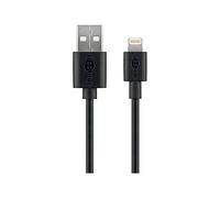 Goobay 72906 USB Carga y Sincronización de Cable, 2 m, Color Negro