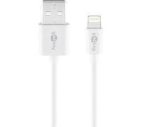 Goobay Cable Lightning a USB 72907 – 2 m Blanco – Certificado Apple MFI
