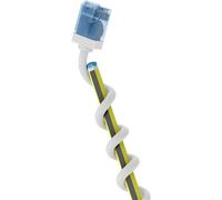 goobay CAT 6A patch cable slim/Ultraflexible RJ45 CAT 6A cable de red U/UTP CU/cable Ethernet delgado con conectores cortos / 10 Gbit/s LSZH, protección contra dobladuras/ 74288, 3m, blanco