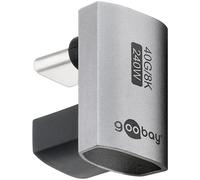 Goobay 74445 cambiador de género para cable usb-c plata