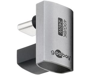 Goobay 74445 cambiador de género para cable usb-c plata