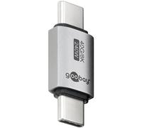 Goobay 74448 cambiador de género para cable usb-c plata