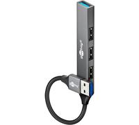 Goobay 74456 hub de interfaz usb 3.2 gen 1 (3.1 gen 1) type-a 5000 mbi