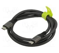 Goobay cable de carga usb-c 1m, usb4 versión 2.0, 240 w, 5 a, 80 gbit