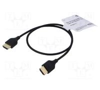 Goobay Slim HDMI 2.1 Cable with Ethernet, 1 Metre, Ultra HD up to 8K/60Hz at 48