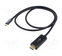 Goobay cable usb c a hdmi 2.0 ? conector chapado en oro, resolucione