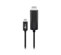 Goobay 77528 1.8m usb c hdmi negro adaptador de cable de vídeo - adap