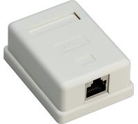 Goobay 77634 1 Puerto RJ45 Conector Lata, Cat 6, STP