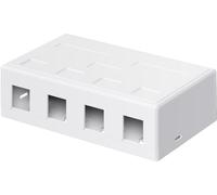 Goobay 79376 keystone ?carcasa vacía keystone, conexión de enchufe