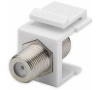 GOOBAY 79474 - Conector hembra/hembra del módulo Keystone, blanco