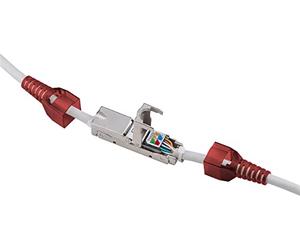 Goobay 79577 Acopladores de Red, Idc de 8 Pines a Idc de 8 Pines, Cat 6