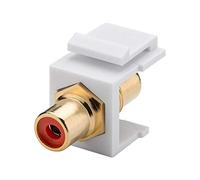 Goobay 79669 Keystone Módulo RCA/RCA Blanco