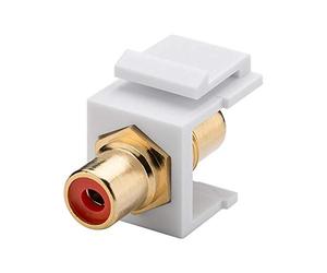 Goobay 79669 Keystone Módulo RCA/RCA Blanco