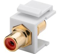 Goobay 79669 Keystone Módulo RCA/RCA Blanco