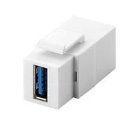 Goobay 79927 Keystone Protectora (1 Unidad), Color Blanco y Negro
