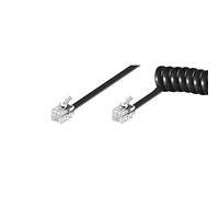 Goobay 7m RJ-10 Cable - Cable de red (7 m, Negro)