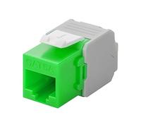 Goobay 90687 Cat 6 A Keystone RJ45/hembra, utp Verde/Blanco