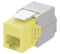 GOOBAY 90691 - Módulo Keystone Cat.6a UTP, RJ45 hembra / LSA, amarillo