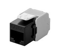 Goobay 90692 Cat 6 A Keystone RJ45/hembra, utp Negro/Blanco