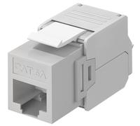 Goobay 90693 cat 6 a keystone rj45/hembra, utp gris claro/blanco