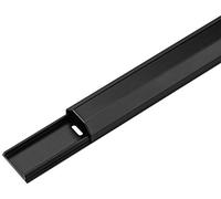 Goobay 90723 Canaleta para Cables, Negro