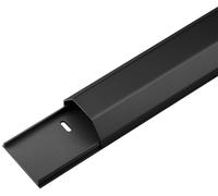 Goobay 90724 canaleta para cable bandeja portacables recta negro