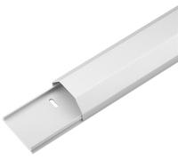 Goobay 90728 canaleta para cable bandeja portacables recta blanco