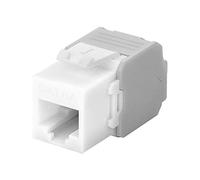 Goobay 90867 Cat 6 A Keystone RJ45/hembra, utp Color Blanco