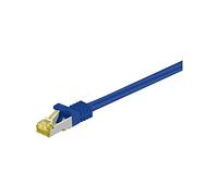 Goobay 91646 - Cable de red (15 m, Cat7, S/FTP (S-STP), RJ-45, RJ-45, Azul)