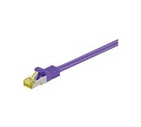 goobay 91681 RJ45 Patch Cable S/FTP (PiMF) con Cat 7 rohkabel, 30 m Lila/Negro