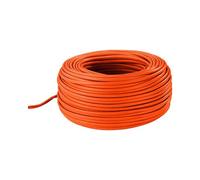 Goobay 91888 Cat 7 A Cable de Red, S/FTP (PiMF), 100 m Naranja/Negro