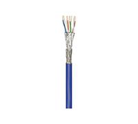 Goobay 91894 "Cat 7 A +" Cable de Red, S/FTP (PiMF), 250 m, Color Azul/Negro