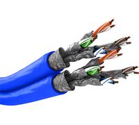 Goobay 91896 cable de red azul 100 m cat7 s/ftp (s-stp)