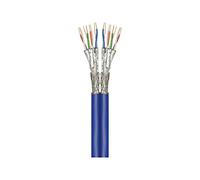 goobay 91896 "Cat 7 A +" Duplex de Cable de Red, S/FTP (PiMF), 100 m, Color Azul/Negro