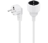 Goobay 93089 cable de transmisión blanco 10 m enchufe tipo f