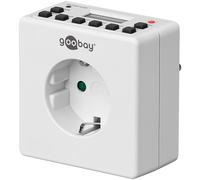 Goobay 93256 contador eléctrico blanco programador eléctrico diario/
