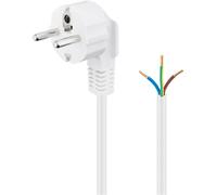 Goobay 93311 cable de contacto de protección acodado para el montaje/