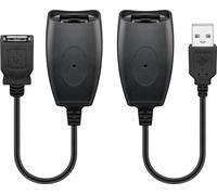 Goobay USB - extension Ethernet, 40m USB A Negro - Adaptador para cable (40m, USB A, USB A, Macho/Hembra, 40 m, Negro)