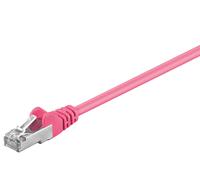 Goobay 93416 cable de red magenta 3 m cat5e sf/utp (s-ftp)