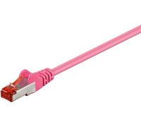 Goobay 93433 cable de red magenta 0,5 m cat6 s/ftp (s-stp)