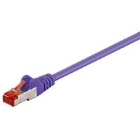 Goobay 93535 cable de red violeta 0,5 m cat6 s/ftp (s-stp)