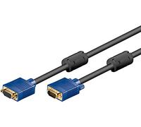 Goobay 93613 - Extensión de monitor Full HD SVGA, dorado, 1,8 m de longitud