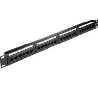 Goobay 93865 patch panel ethernet cat 5e, 24 puertos utp, sin blindaje