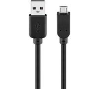 Goobay 93921 cable usb usb 2.0 5 m micro-usb b usb a negro